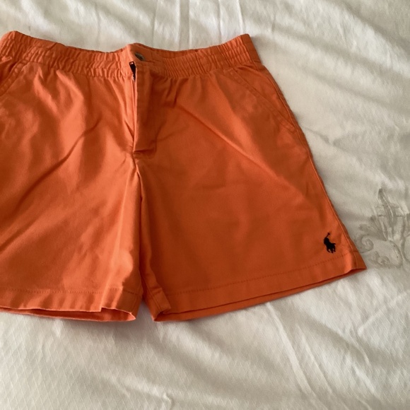Polo Ralph Lauren boys orange size 14 dock style excellent condition shorts - Picture 4 of 11